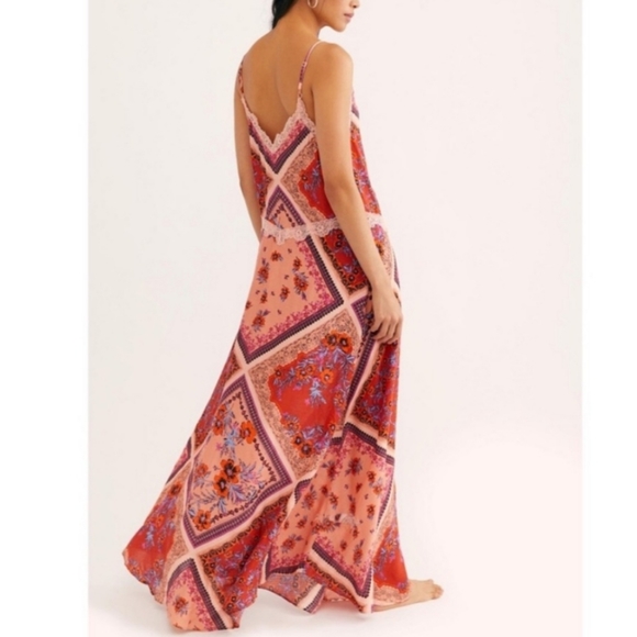 NWT Free People Stevie Printed Maxi Dress - Picture 4 of 6